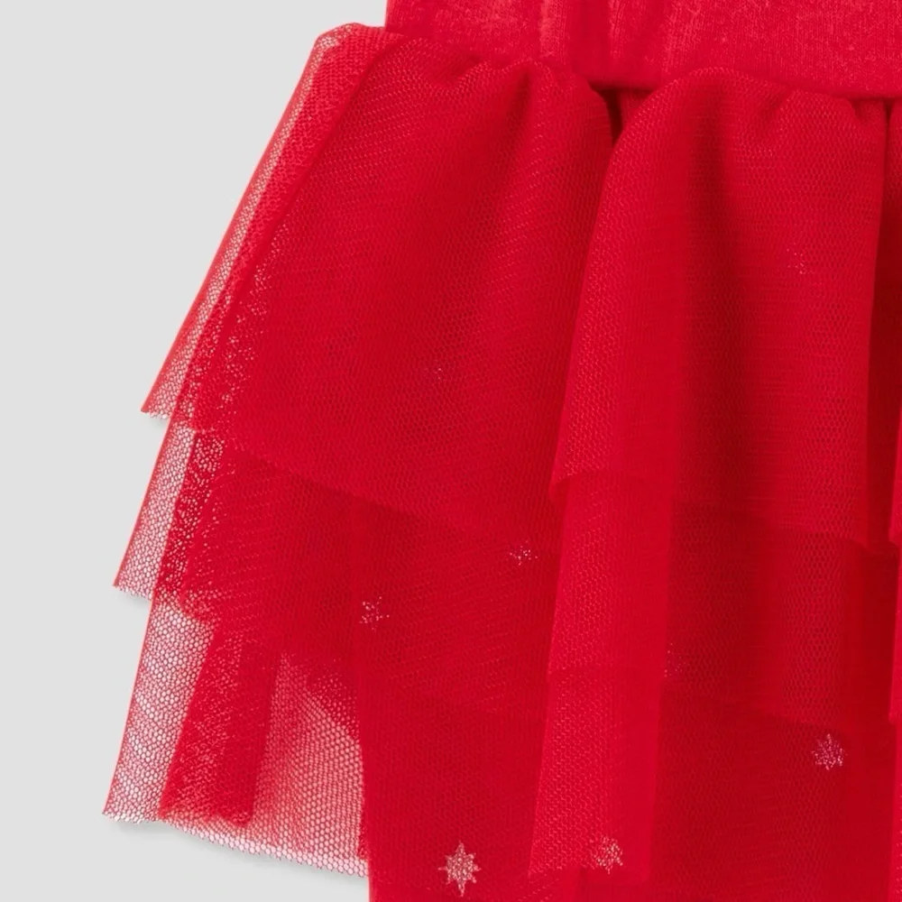 Carter's nwt Baby Girls' 2pc Christmas Candy Top and Bottom Set - White/Red